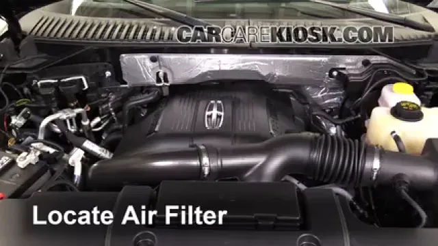 2016 Lincoln Navigator L Select 3.5L V6 Turbo Filtre à air (moteur) Changement